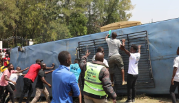 A file photo of the bus that was ferrying TUM  students.